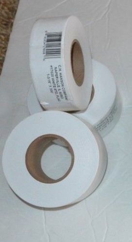 Lot Of 3 CH Hanson 17020 White Flagging Tape 1 3/16 Inches X 300 Feet