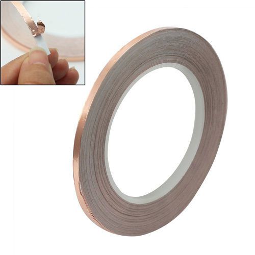 1 roll 5mm * 30m  single conductive copper foil tape  new for sale