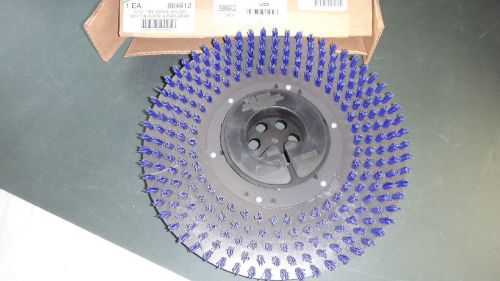 Flo-pac 12.5&#034; pad drive brush w\4108 plate and pad-grab 884612  tn 30215 for sale