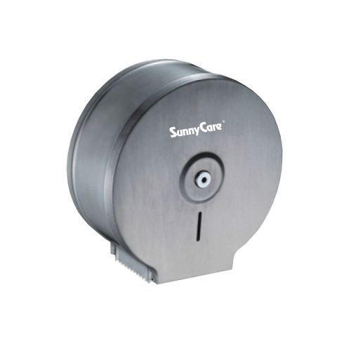 SunnyCare #S130 Stainless Steel 9&#039;&#039; Jr Jumbo Roll Toilet Paper Tissue Dispenser