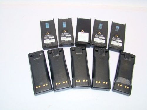 (10) Rechargeable Nickel Cadmium Batteries Motorola NTN7143CR (E32-832)
