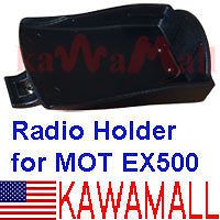Kawamall radio carry holder with belt clip for motorola ex-500 ex-600 jmzn4023 for sale