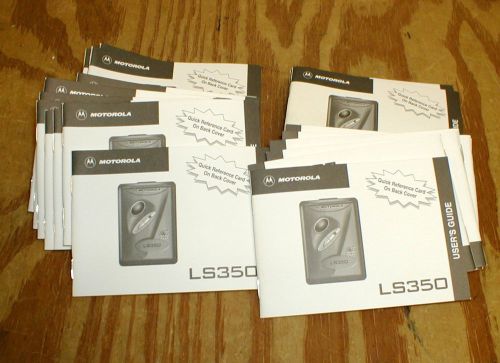 26 - Motorola LS350 Pager Pocket Users/Instruction  Manual