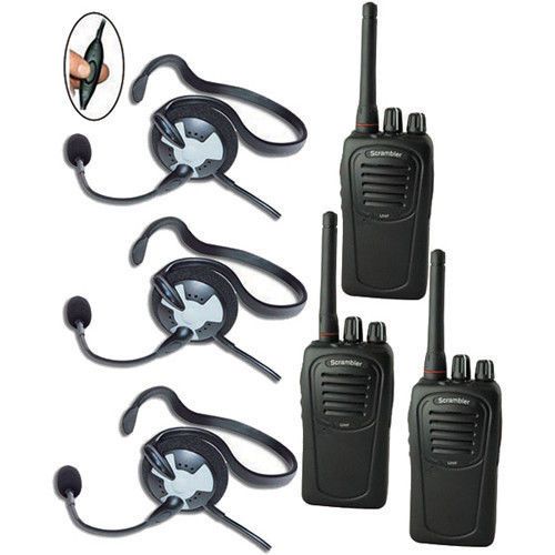 Sc-1000 radio  eartec 3-user two-way radio system fusion inline ptt fnsc3000il for sale