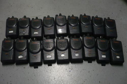 Lot of 18  mag one bpr40 uhf two-way radios (aah84rcs8aa2an) untested/incomplete for sale