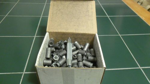 New greenlee 84299 box of 100 1/4&#034;-20 expanding caulking anchors for sale