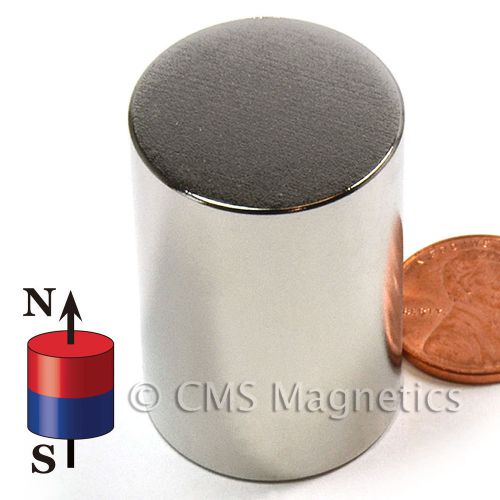 N45 neodymium magnet dia 1&#034;x1 1/2&#034; ndfeb rare earth magnet 50 pc for sale