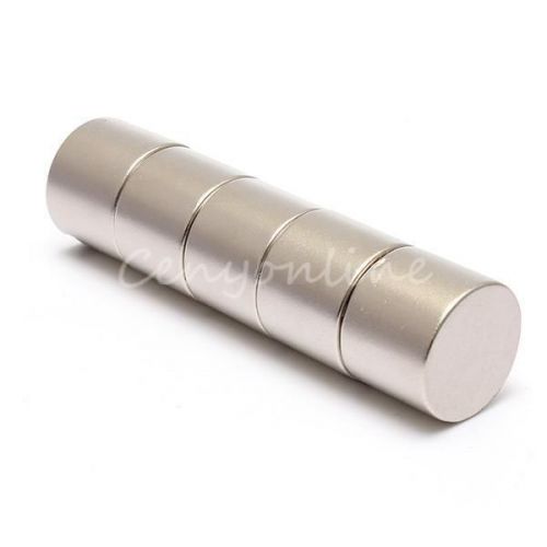 5pcs disc super strong neodymium cylinder rare earth magnets 25mm x 20mm n35 for sale