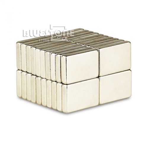 Lots 100pcs Strong Block Magnets 15mm x 10mm x 3mm Rare Earth Neodymium N35