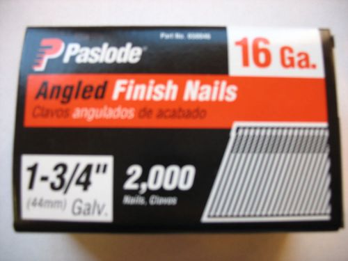 Paslode 650046 1-3/4&#034; x 16 Gauge Galvanized Angled Angle Finish Nails - 2,000 pc