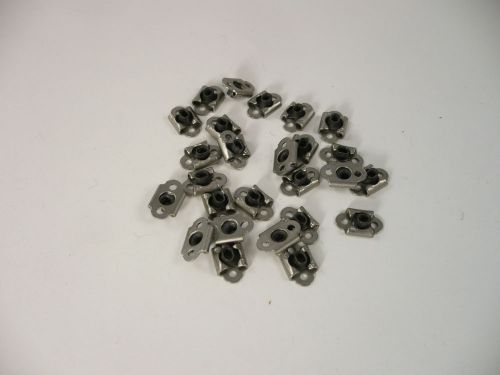 lot of 25 stainless steel 4-40 flat nuts