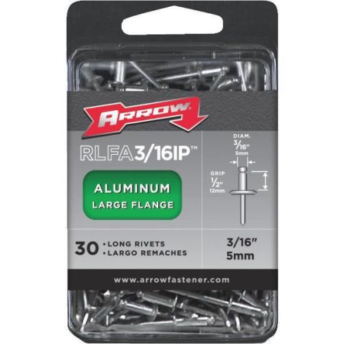 Arrow fastener rla3/16ip arrow rivets-3/16x1/2 alum rivet for sale