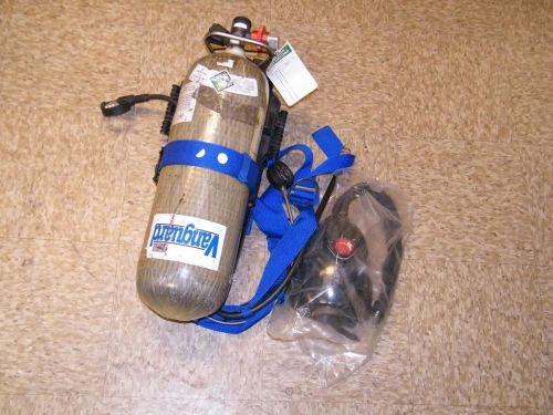 vanguard isi scba breathing system carbon tank face mask 4500 psi self contained