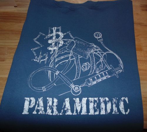 Paramedic Sweatshirt, brand new, printed front and back, Size Large