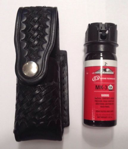Law Enforcement - Security Basketweave OC Holder with 1.47oz MK3 OC Spray