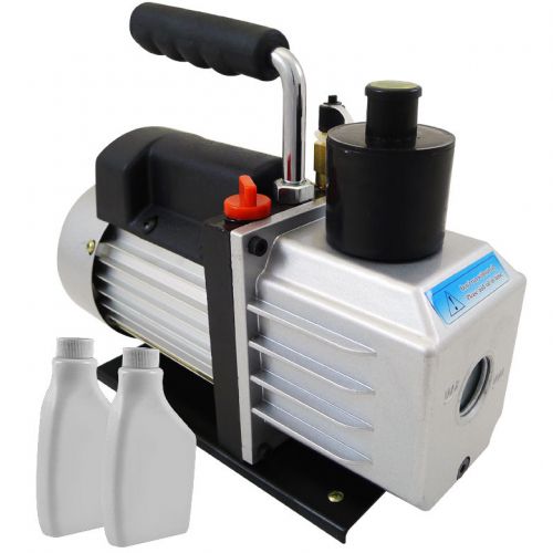 5 cfm rotary vane deep vacuum pump 1/2hp hvac ac air tool freon r410a r134 r134a for sale