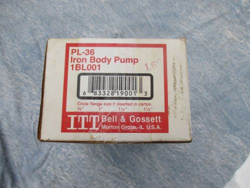 Bell &amp; Gossett PL-36 Circulator pump