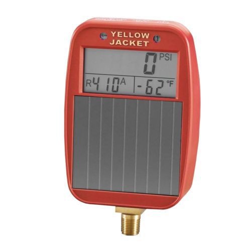 Yellow jacket 49041 solar light-powered digital lcd gauge for sale