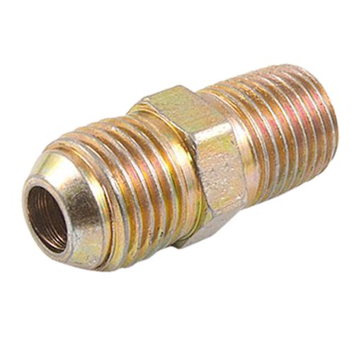 1/3&#034; Male Flare x 33/64&#034; Pipe Thread Straight Tube Fitting Half Union Coupler