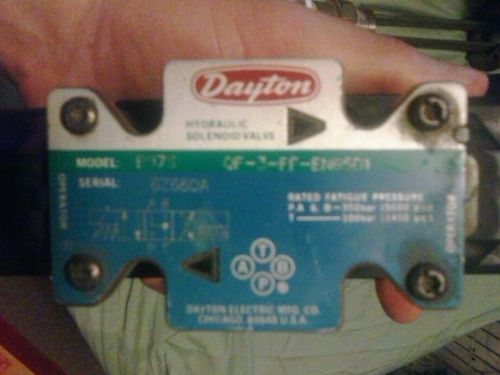 Dayton hydraulic solenoid valve qf-3-ff-en65d1 for sale