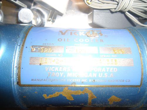 Vickers oil cooler ocm-2-10