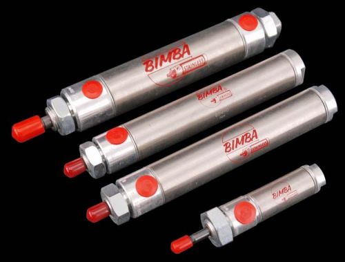 Lot of 4 MIXED Bimba 094-D/123-DP/040.5-D Air Actuated Pneumatic Cylinder