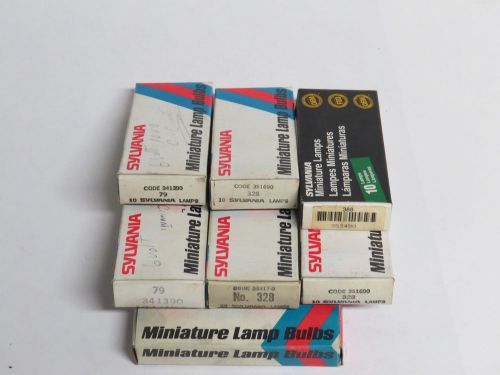 SYLVANIA MINATURE LAMP BULBS #79 - PACKAGE OF 10 - NOS