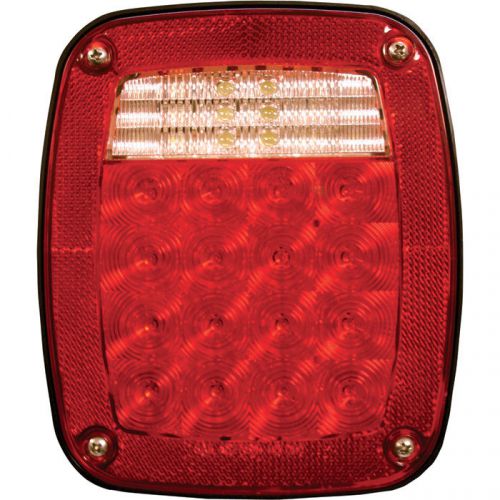 LED Universal Combination Turn Tail &amp; Back Up Light-9 LED For 80in Trailer