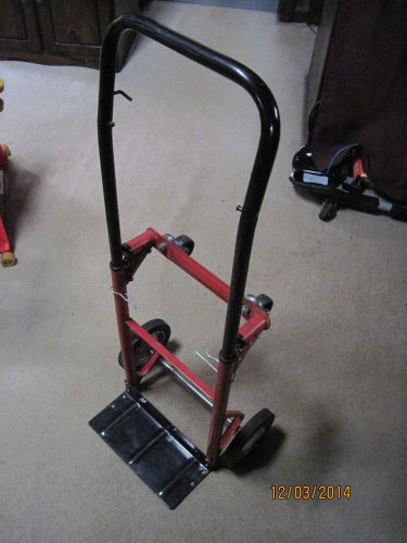 CONVERTABLE MATERIAL HANDLING 2 &amp; 4 WHEEL HAND TRUCK DOLLY CART