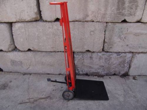 Wesco dpl-54-2222 4 wheeled hydraulic pedal lift handtruck for sale