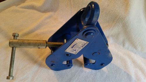 One (1) Ton Heavy Duty Steel Painted beam clamp CORSO by Tractel