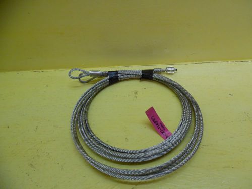 1 Pair Clopay Torsion Cable Assembly 1/8 7x7 Galvanized 114&#034; for 8&#039; Garage Doors
