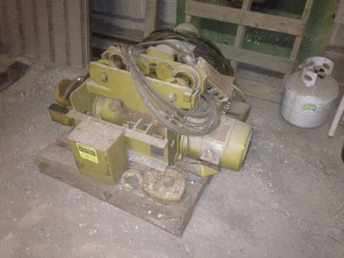 Yale electric 2 ton overhead cable winch for sale