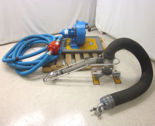 Anver VT160 Vacuum Hoist Lift Lifting Aid System 3-Ph 5-Hp 6&#034;-Tube 140lbs-Cap