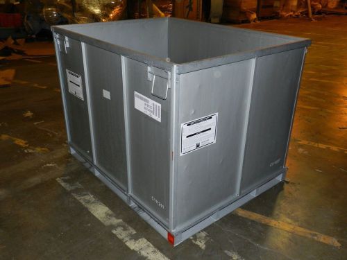 Steel collapsible totes - 55&#034; x 44&#034; x 38&#034;h (stackable) for sale