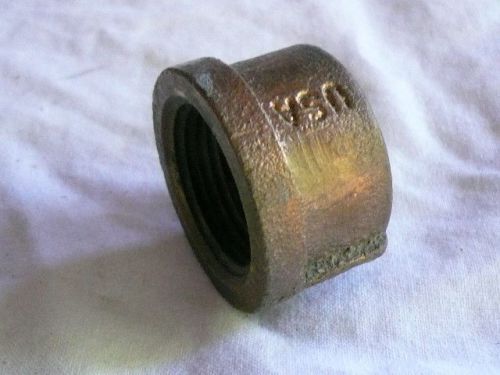 CAP  BRASS  3/4&#034; FIP  Pipe Size - This item is NOS