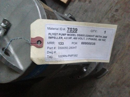 Flygt 8050 vortex pump for sale