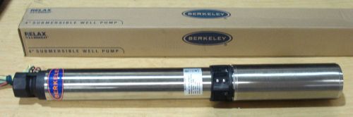Berkeley b7p4jp10231 1hp 4&#034; deep well pump 7 gpm 3 wire pentair single phase for sale