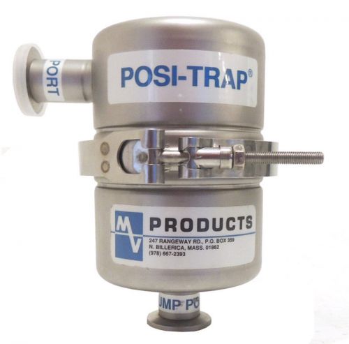 NEW Mass-Vac Posi-Trap 4&#034; Single-Stage Vacuum Inlet Trap NW25 Right Angle 335025