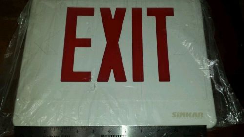 Simkar Lighting Emergency Exit Sign Cover Face Plate Snap In