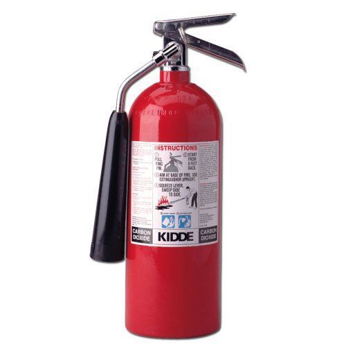 Kidde pro 5 lb co2 extinguisher w/ wall hook for sale