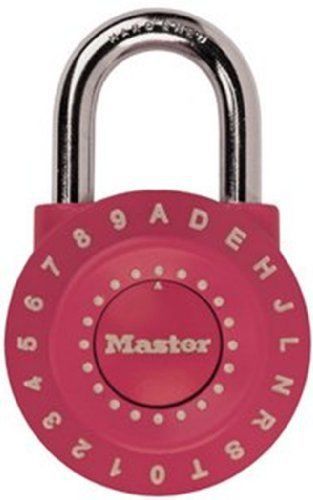 Master lock 1590d combination padlock - metal body, steel shackle - assorted for sale