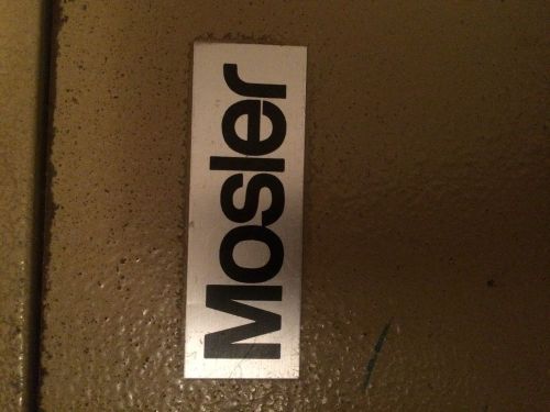 Mosler safes