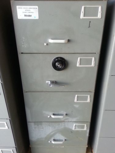 Mosler GSA 4-Drawer File Cabinet  Safe SF-C4