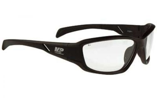 Radians smith &amp; wesson glasses black matte frame w/zippered carry case mp108-11c for sale