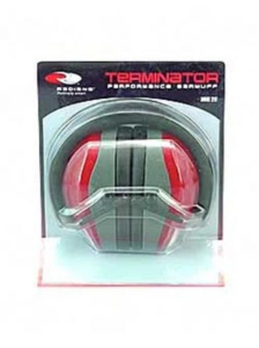 Radians tr0360cs folding compact terminator shooting safety earmuff red nrr 29 for sale