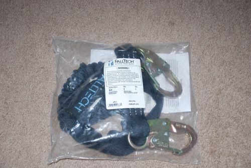 Falltech shock absorbing lanyard - 6&#039; lanyard with snap hook ends for sale