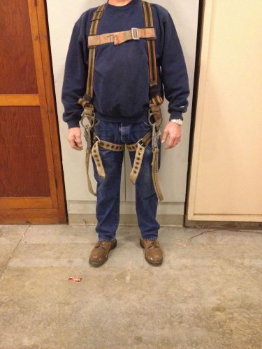 Lot of two miller duraflex safety harnesses complete with lanyards for sale