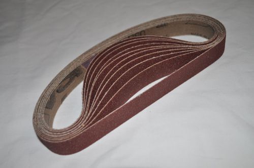 Vsm kk711x sanding belts, 80 grit, 3/4&#034; x 19&#034;, qty of 10, new!! for sale