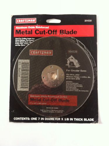 Craftsman 7&#034; Diameter x 1/8&#034; Thick Metal Cut-Off Blade 64539